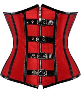 Corsets vintage pour femmes, sexy, gainants, respirants, en cuir moderne, pour grandes tailles - Product Image 3