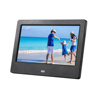 Marco de Fotos Digital de Plástico Sudex con Pantalla Táctil IPS de 7 Pulgadas, Memoria Integrada, Wi-Fi, Reproducción de Video y Música, y Reloj
