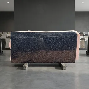 Dalles de pierre naturelle en granit gris acier, directement de l'usine, pour comptoirs, monuments, revêtements de sol et applications de construction - Product Image 2