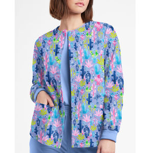 Chaquetas de Uniforme Médico Personalizadas para Mujer, Uniformes de Enfermería, Uniformes para Enfermeras, Esteticistas, Dentistas, Doctoras, Chaquetas de Uniforme Estampadas para Mujer - Product Image 3