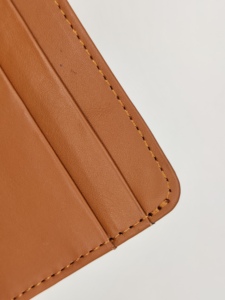 High Quality Custom Logo Designer Men's Genuine Leather Short <b>Wallet</b> Embroidery Low MOQ Wholesale Multi Card Holder OEM <b>RFID</b> - Product Image 4