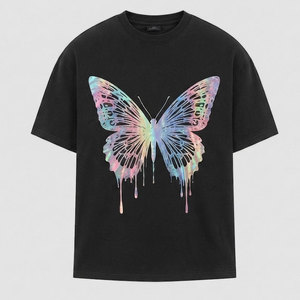2026 เสื้อยืดพิมพ์ลายสะท้อนแสงผู้ชายคอกลมผ้าฝ้ายน้ำหนักเบาสบายๆสไตล์สตรีทสบายๆทุกวันเสื้อผ้าฤดูร้อน - Product Image 1