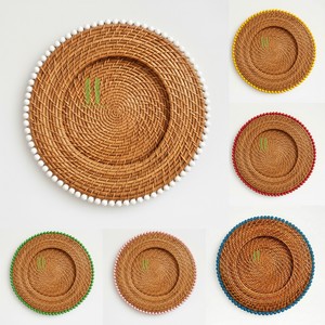 Eco Friendly Rattan Charger Plate <b>Table</b> Accessories Mats Pads Home Decoration Classic Style Wholesale Rattan 2026 From Vietnam - Product Image 1