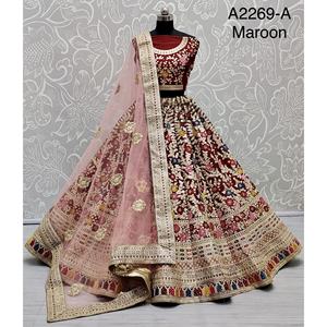 Nupcial Indio Desgaste Terciopelo Colecciones Para Novia Con Zarkhan Trabajo Por Fabzone - Product Image 1