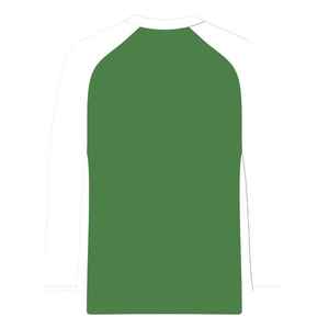 Chemise à manches longues raglan vert émeraude de la sororité Iota Phi Lambda, année de fondation 1929, manches blanches, vêtements à lettres grecques, haut pour femme - Product Image 2