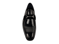 Dlords Declan – Mocassins noirs pour hommes à lacets, en synthétique, à bout pointu, motif à carreaux, semelle intermédiaire en EVA, semelle extérieure en caoutchouc