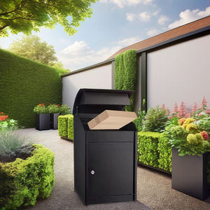 Cassetta Postale Grande AJF per Esterni, Impermeabile, in Acciaio, Montaggio a Parete, per Pacchi, Giardino, Casa, Deposito Giornali, in Metallo, per Appartamenti - Product Image 2