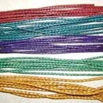 Factory Sale Bolo <b>Braided</b> Leather Cords 4mm Vintage Style Jewelry Making Includes Metal and Plastic Materials - Product Image 2