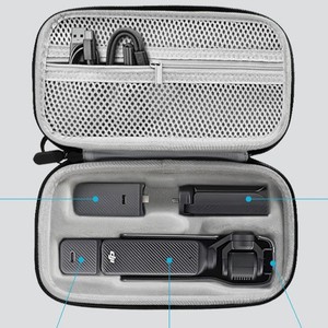 กระเป๋าเก็บกล้องกันกระแทกแบบแข็งสำหรับ DJI Pocket 3 และ Osmo Pocket 4 gimbal ทำจากวัสดุ EVA - Product Image 4