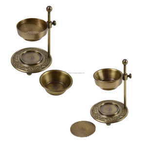 Antique Brass Incense Burner Indoor Decor Tableware High Quality Incense Burner Natural Fragrance Design <b>Coil</b> Incense Holder - Product Image 4