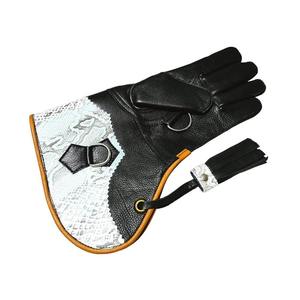 Gants en cuir de vachette double couche de qualité supérieure pour la fauconnerie (aigle, faucon et guépard) - Vente en gros - Product Image 4