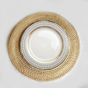 <b>Dining</b> <b>Table</b> <b>Placemat</b> Handmade Woven <b>Table</b> Mat Eco Friendly Heat Resistant <b>Placemat</b> for Kitchen Restaurant Hotel Use - Product Image 3