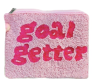 High Quality Square Shape Embroidered Seed Beaded Handmade Coin Purse with Customized Color Design for <b>Women</b> & Girls From India - Product Image 2