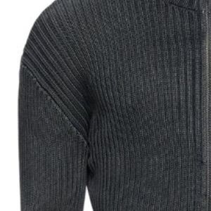 Chaqueta de punto para hombre, suave y cómoda, con cremallera, deportiva, informal, para entrenamiento, viajes, uso diario, proveedor OEM ODM - Product Image 6