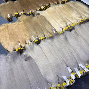 Extensiones de Cabello Vietnamita Virgen Natural Liso de Primera Calidad, Listas para Enviar, Venta al Por Mayor, de un Solo Donante, Color Teñido y Color Natural - Product Image 1