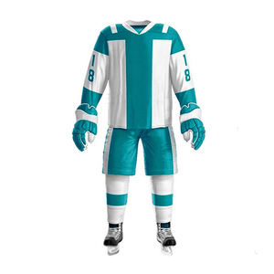Ventes en gros d'uniformes de hockey sur glace RAPID SPORTS 100% polyester, ensembles personnalisés sublimés, légers, respirants et à séchage rapide - Product Image 1