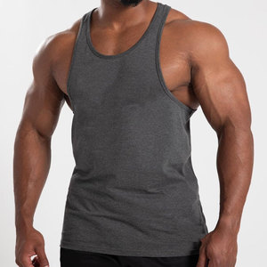 Camiseta sin Mangas LEDBURY INTERNATIONAL para Hombre, Personalizada, Holgada, Deportiva, de Verano, de Poliéster/Algodón, Estilo Urbano, Lisa - Product Image 1