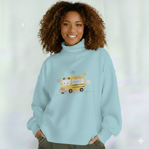 Sweat-shirt à col montant pour femme, couleur unie tendance, service OEM, fournisseur de vêtements de haute qualité - Product Image 1