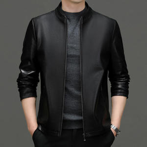 Custom Leather <b>Jacket</b> Manufacturer Genuine Leather <b>Biker</b> <b>Jacket</b> Men’s Leather <b>Jackets</b> Wholesale OEM Leather <b>Jacket</b> Supplier - Product Image 4