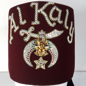 Bonnet de luxe Shriners personnalisé, en feutre de laine premium, respirant, imperméable et réglable, pour le Corps Hospitalier Maçonnique - Product Image 2