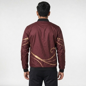 Veste en nylon résistante au vent, hydrofuge, respirante, vêtements de sport d'extérieur avec OEM, coupe-vent décontracté pour homme, léger - Product Image 2
