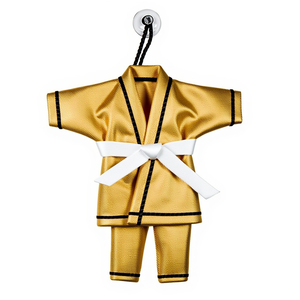 Mini porte-clés Gi, uniforme d'arts martiaux, BJJ, Jiu Jitsu, Karaté, Taekwondo, pendentif, taille personnalisée, design, cadeau de détail, objet de collection, souvenir - Product Image 1