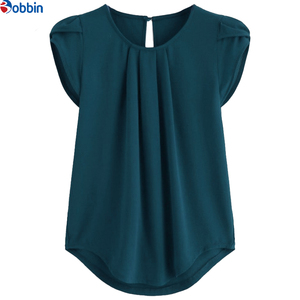 Camisetas sin Mangas Plisadas para Mujer, Nueva Colección, Color Sólido, Estilo Vintage, Verano, Personalizadas para Vacaciones - Product Image 5