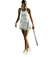 Tenue de tennis pour femme, jupe et haut, luxe, athlétique, Power Softtouch, ultralégère, ventilée, élégante, Dynamic Energyboost
