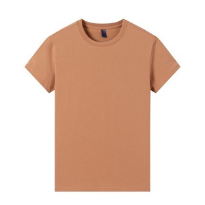 Camiseta de Manga Corta de Algodón con Efecto Seda Helada, Cuello Redondo, Ajuste Holgado, Color Liso para Hombre, Precio de Fábrica de Bangladesh y China - Product Image 4