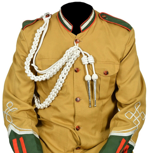 Aiguillettes d'uniforme couleur or métallisé pour hommes, en vente en stock, faible MOQ, quantité en gros, pour officiers - Product Image 5