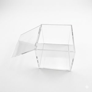 Top Rated Acrylic Display Storage <b>Box</b> & Kitchen Storage Dry Fruit Multi Purpose Clear Utility <b>Box</b> for Jewelry & <b>Makeup</b> Organizer - Product Image 1