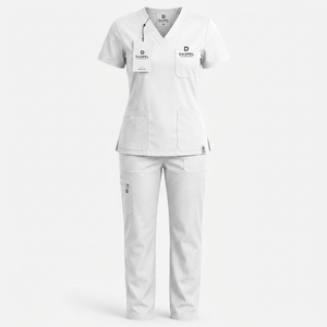 2026 Classic Medical <b>Scrubs</b> Uniform Nurses Wear Wholesale <b>Scrubs</b> Suit Pakistan Made Customized <b>Scrub</b> <b>Set</b> OEM Serviced - Product Image 1