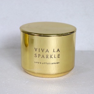Fabricant de contenants à bougies en métal de luxe avec logo personnalisé, pots à bougies en laiton et en cuivre, boîtes à bougies pour la fabrication de bougies - Product Image 3