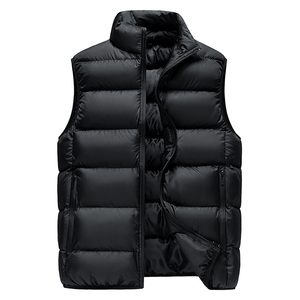 Premium Quality Lightweight Waistcoat Warm Bubble Packable Sleeveless Jacket Plus Size Winter <b>Men</b> Puffer <b>Vest</b> for <b>Men</b> - Product Image 3