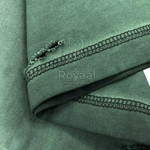 Camiseta de Verano Informal de Primera Calidad, 100% Algodón, Corte Holgado, Estampada con Efecto Desgastado por el Sol, para Hombre, Ligera - Product Image 3