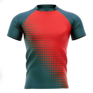 Maillot de rugby de haute qualité, personnalisable, impression par sublimation, manches courtes, uniforme pour équipes et clubs, vente en gros - Product Image 2