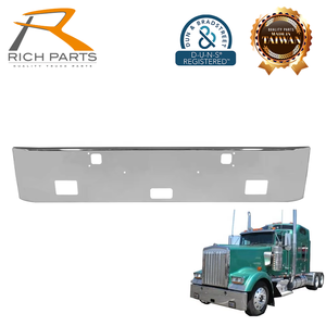 Pare-chocs avant chromé de rechange pour camion lourd KENWORTH W900, spécifications OEM, fabriqué à Taïwan - Product Image 1