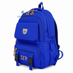 Sigma Gamma Rho Sorority Backpack Stylish Bookbag Durable Cordura <b>Rucksack</b> <b>Fashion</b> Student Backpack Outdoor Hiking Daypack - Product Image 2