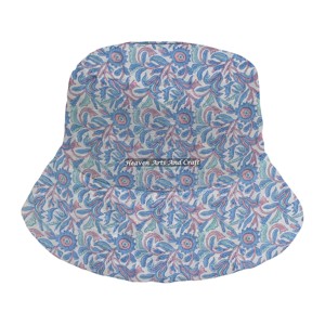 Sombrero tipo pescador acolchado informal para mujer, de algodón con estampado a mano, unisex, de moda, superventas, diseño urbano, para exteriores - Product Image 6