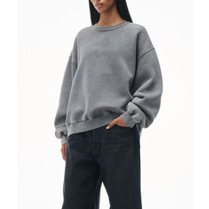 Sweat-shirts pour femmes sur mesure, à manches longues, col rond, coupe ample décontractée, vente en gros, sweats oversize pour femmes, OEM ODM - Product Image 1
