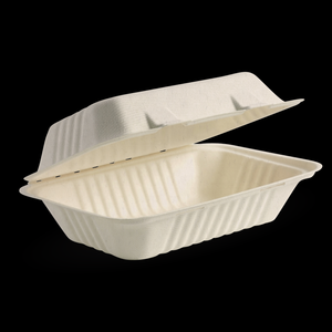 Sustainable Split Food Container Disposable <b>Lunch</b> <b>Box</b> with Multiple <b>Compartments</b> for Meal Delivery Catering and Food Service - Product Image 2