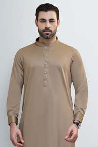 Ensemble Salwar Kameez pour Homme, Design Personnalisé 2026, Style Indien et Pakistanais, Kurta Pajama Coupe Classique Infroissable - Product Image 3