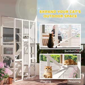 Albero per Gatti con Design Floreale per Gatti Domestici - Product Image 5