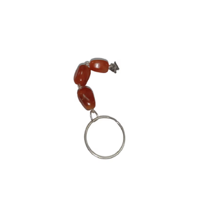 Porte-clés en cristal de haute qualité, porte-clés en cornaline rouge en forme de papillon, porte-clés en pierre naturelle, cadeaux pour femmes, vente en gros - Product Image 5