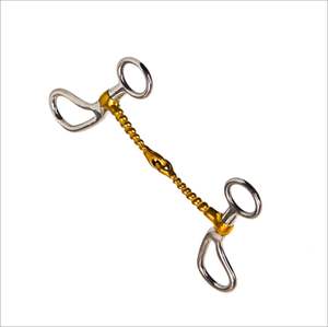 Nouvel Arrivage Mors à étrier en fer doux à anneaux mobiles pour chevaux à bouche sensible - Product Image 2