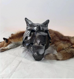 Casco Vikingo de Hierro con Cabeza de Lobo, Máscara Medieval para Disfraces, Decoración para Exteriores, Regalo de Halloween y Navidad - Product Image 4