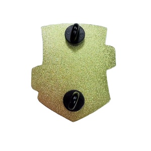 Customized Soft enamel Metal Crafts with Black Nickel Gold Silver Copper Glitter Finish <b>Pin</b> - Product Image 3