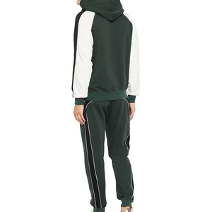 Conjunto Deportivo Premium de Talla Grande, Chaqueta con Capucha y Pantalones, Resistente al Viento, Ecológico, Diseño Hip Hop, Color Sólido, Poliéster/Algodón - Product Image 2