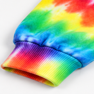 Tie Dye <b>Tracksuit</b> with Full Length Zipper Jacket and Coordinated Pants <b>Modern</b> Street Style Casual Outfit for <b>Men</b> with OEM - Product Image 4