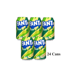 Bebida carbonatada Fanta de pera, 24 latas de 330 ml, apta para dietas veganas y vegetarianas, disponible para exportación. - Product Image 6